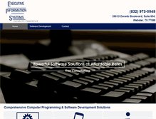Tablet Screenshot of executiveinformationsystems.net